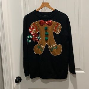 Gingerbread Christmas sweater